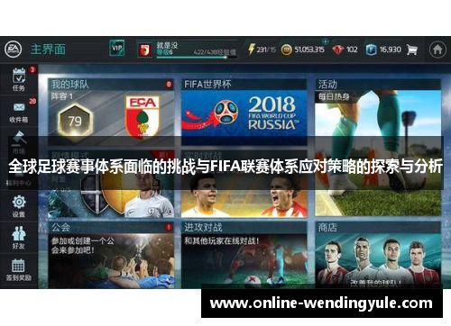 全球足球赛事体系面临的挑战与FIFA联赛体系应对策略的探索与分析