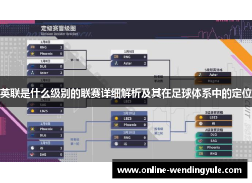 英联是什么级别的联赛详细解析及其在足球体系中的定位